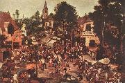 BRUEGHEL, Pieter the Younger Village Feast china oil painting reproduction